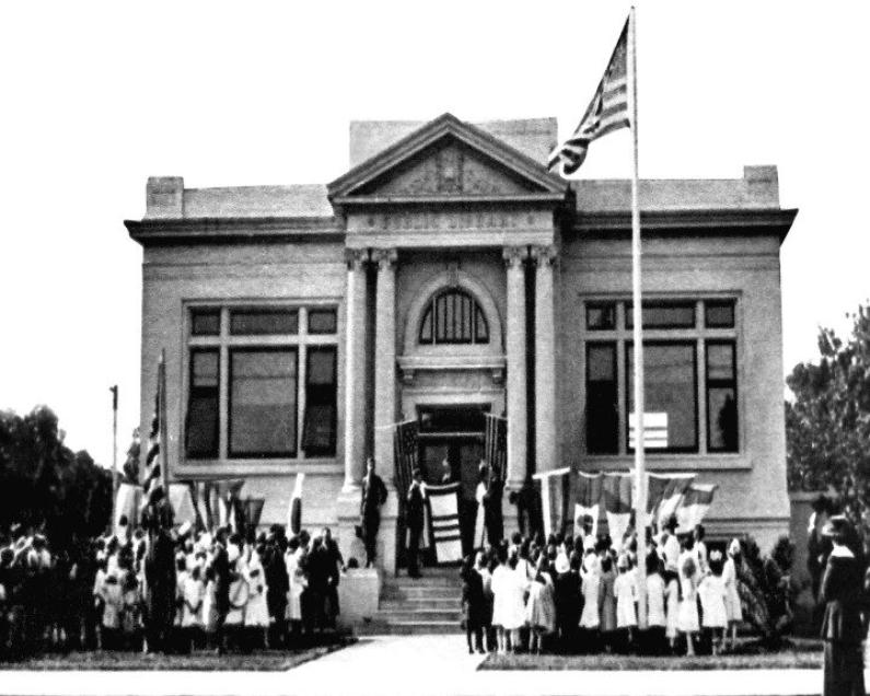 Vacaville’s Carnegie building, past and present